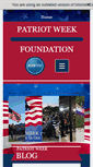 Mobile Screenshot of patriotweek.org